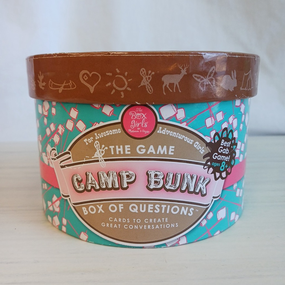 Melissa & Doug Camp Bunk Party Box of Questions Game